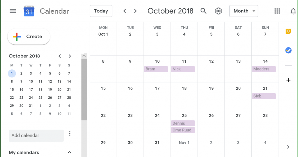 Validate that birthdays on my google calendar are recurring every year